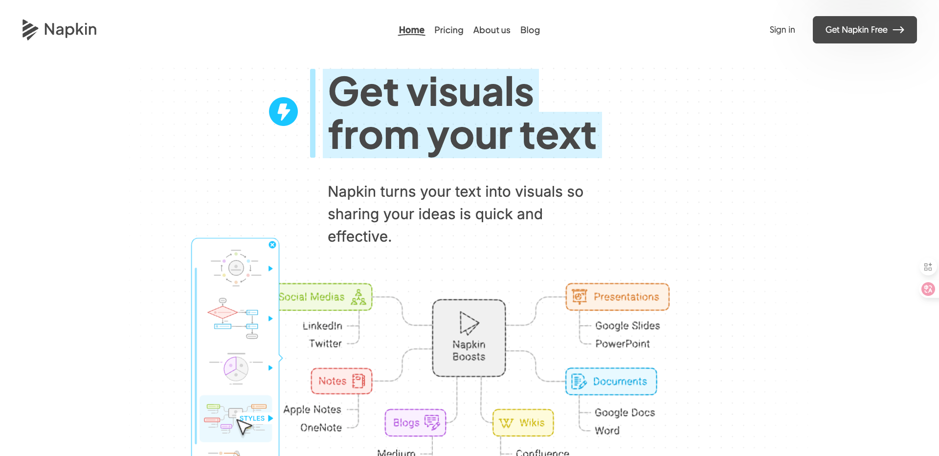 Napkin AI screenshot 1